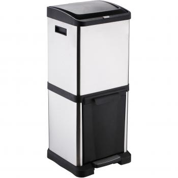 Protenrop Ecol-Tower - Cubo de basura con 2 compartimentos, 34 litros