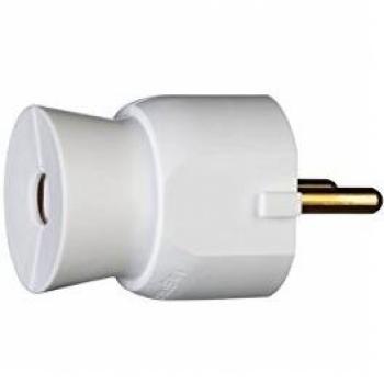 Legrand bases/clavijas movil - Clavija 2 polos+tierra sin recta blanco