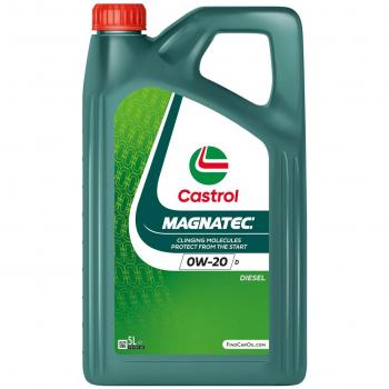 Aceite de motor CASTROL Magnatec 0W-20 D 5L Sintético para MERCEDES-BENZ, OPEL y FORD