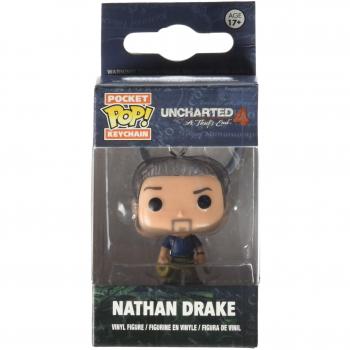 Funko 10299 Uncharted 10299-PDQ Pocket POP Nathan Drake Keychain Figure