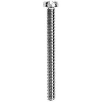HSI 902360 - Tornillo con ranura r.métrica+tuerca M4 x 20 mm - 12 pzas