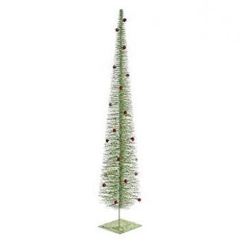 Árbol de Navidad DKD Home Decor Poliéster Rojo Verde 22 x 22 x 120 cm