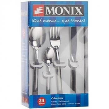 Monix Reims - Set 24 piezas cubiertos de acero inox 18/C