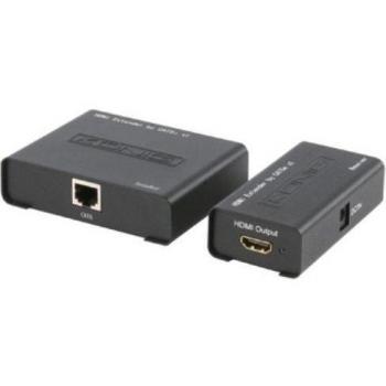 König KN-HDMIREP25 - Extensor HDMI, 3.4 Gbps, negro