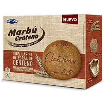 ARTIACH Marbú galletas con centeno y azúcar moreno caja 600 gr