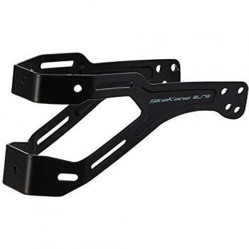 Elite Skekane - Soporte portabidón para Bicicleta, Aluminio, Color Negro