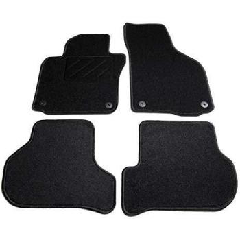 vidaXL Juego Alfombrillas Coche 4 Piezas VW Golf 5/6 Scirocco Plus Alfombras