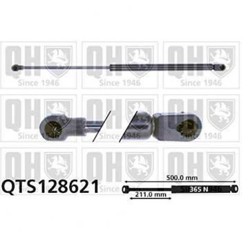 Muelle Neumático Capó de Motor QUINTON HAZELL QTS128621 para VW y AUDI