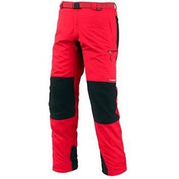 Trangoworld Wall UA Pantalón Largo, Hombre, Rojo/Negro, L