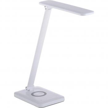 Lámpara de mesa LED Florentina blanco con regulador táctil y diseño elegante