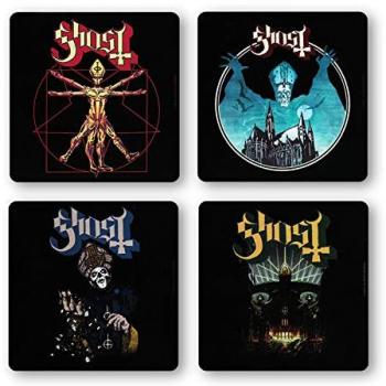 Ghost Multicolor Coasters - Unisex Standard 4 Pack