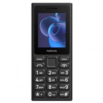 Nokia 110 2024: Móvil Dual SIM Negro, Pantalla 2, Batería 1000mAh, IP54, Radio FM y MP3
