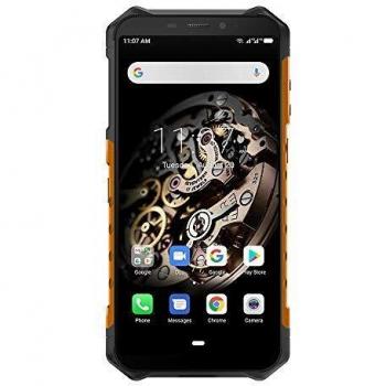 Ulefone Armor X5 Pro - Pantalla 5,5 HD+, 5000 mAh y 2 días de autonomía, IP68 + Certificación militar MIL-STD-810G, doble cámara, MediaTek Helio A25, 4GB RAM, 64GB almacenamiento, Android 10, Naranja
