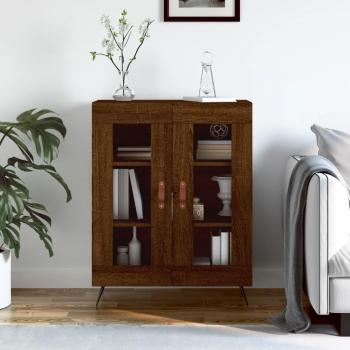 Aparador de madera de ingeniería marrón roble 69,5x34x90 cm - Mueble de Almacenaje de Salón, Buffet para salón, Armario Auxiliar, Armario de Almacenamiento