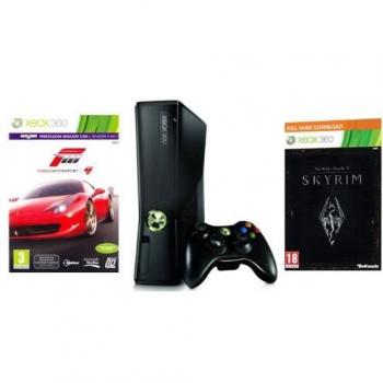 Xbox 360 - Consola 250 GB con Forza Motorsport 4 y Skyrim