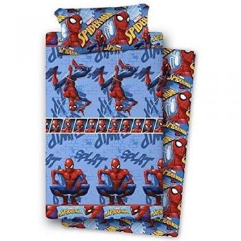 Asditex Juego sábana Franela Spiderman Cama 90 cm.
