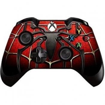 GameXcel ®  Controlador Xbox Una piel - Xbox personalizada 1 mando a distancia de vinilo pegatinas - Modded Xbox One Accesorios cubren la etiqueta - Widow Maker Black [ Controlador no está incluido]