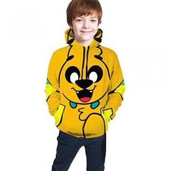 Yaxinduobao Mikecra-CK Impresión Digital 3D de Moda, Jersey para niños Ropa Jerséis Suéter Superior Sudadera con Capucha para jóvenes Cómoda Sudadera para niños/niñas