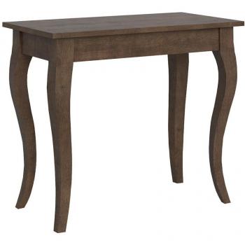 Consola extensible 90x48/308 cm efecto madera nogal y Nogal holandés