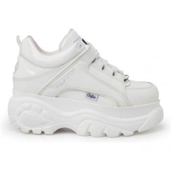 Buffalo - Zapatillas de piel de mujer con plataforma