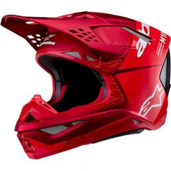 Alpinestars Casco de Cross Supertech S-M10 Flood 2024 Rojo XS
