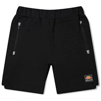 Ellesse Pantalón Corto de Niño Modelo Gualdo - Sintético, Color Negro, Talla 12-13 Años