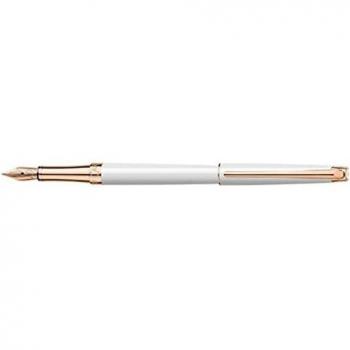 Caran d'Ache CD4791.001 - Pluma estilográfica, color blanco