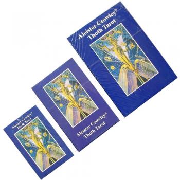 Green Cross Toad Baraja Thoth Tarot por Aleister Crowley, Mazo de 78 Cartas - Bolsillo