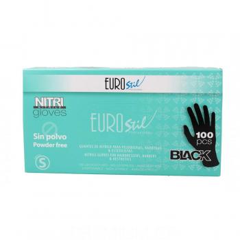 Guantes de Nitrilo Eurostil Talla S, Caja de 100 Unidades sin Polvo