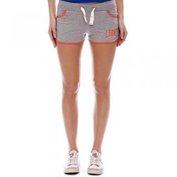 LEONE - Shorts con Logo en Relieve para Mujer - Gris Melange