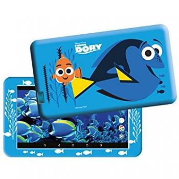 Tableta eSTAR Temática con Quad-Core 1.3 GHz, RAM de 1GB, Almacenamiento de 8GB, Pantalla Táctil de 7 y Android 6.0 - Diseño Le Monde de Dory