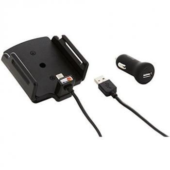 Brodit 721032 soporte de coche con adaptador para coche y Cable USB para Huawei Mate 10 Pro con o sin funda, Set de 4