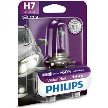Philips 12972VPB1 VisionPlus - Bombilla H7 para faros delanteros
