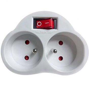 Maclean MCE31 Socket X2 with Switch