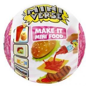 Miniverse Bola Make It Mini Foods Diner 3A - Serie de juguetes coleccionables que permiten crear mini comidas, incluye varios modelos con temática de diner, características interactivas y elementos para personalizar las miniaturas
