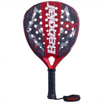 Babolat Technical Veron Juan Lebron Padel Racket (Dark Metallic Red/Black/Red)