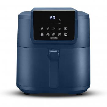 Freidora de Aire Bourgini Slim 8L Cerámica Pro Libre de Químicos (PFAS, C6, PFHxA, PTFE, PFOA y BPA) 1750W Azul