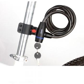 Top-max 114 cm para ciclismo carretera centro vacacional de deporte al aire libre MTB bicicleta seguridad clave cerradura AUTO Enrollando cadena + cerradura titular