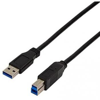 Cable USB 3.0 LogiLink, conector USB-A a USB-B, longitud 1,0 m, color negro