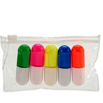 Pincello S3601120 Subrayador, 5 Piezas Fluorescente