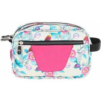 Totto AC52ECO010-1810Z-3SG Estuche Escolar Dos Compartimentos Estampado Birdy, Plastilina