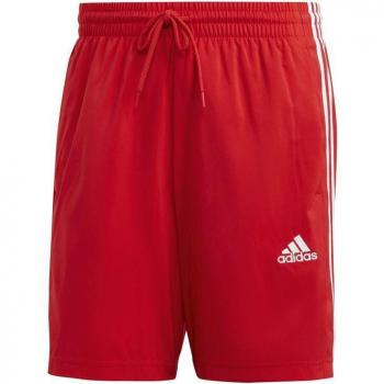 Adidas Aeroready Essentials Chelsea 3-Stripes Men's Shorts - Red, Size XL