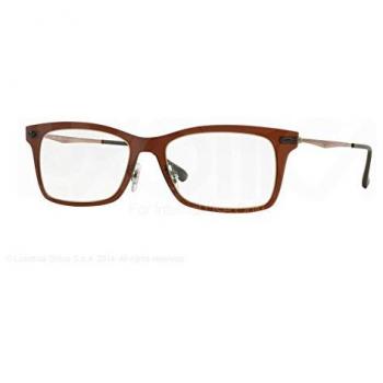 Ray-Ban 0Rx 7039, Monturas de Gafas Unisex-Adulto, Dark Matte Brown, 53