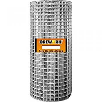 Malla Soldada Galvanizada de Alta Resistencia 12x12 mm - Ø 1,4 mm - 1x5 m para Vallado de Propiedades y Animales