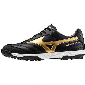 Zapatillas de fútbol Mizuno Morelia Sala Classic TF negro, unisex adulto, color Black Gold Dark Shadow, tamaño 40.5 EU