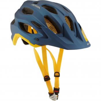 Alpina cara Pax Cilindro de casco, todo el año, unisex, color Deepblue/yellow, tamaño 57-61
