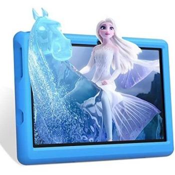 Tableta Android de 10 in para Niños con Doble Cámara, 2 GB de RAM, 32 GB de Almacenamiento y WiFi(Rosa)