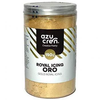Glasa Real para Repostería - Gold Royal Icing - Preparado para Decorar Galletas y Cupcakes - 150 G