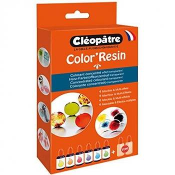 Cléopâtre - COL15x6 - Color'Resin - Colorante para Resina, 6 frascos de 15 gr, tintas variadas