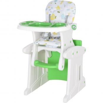 Trona para Bebés 2 en 1 Transformable en Mesa y Silla